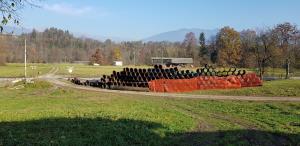 Priprave na gradnjo na območju Zaloš